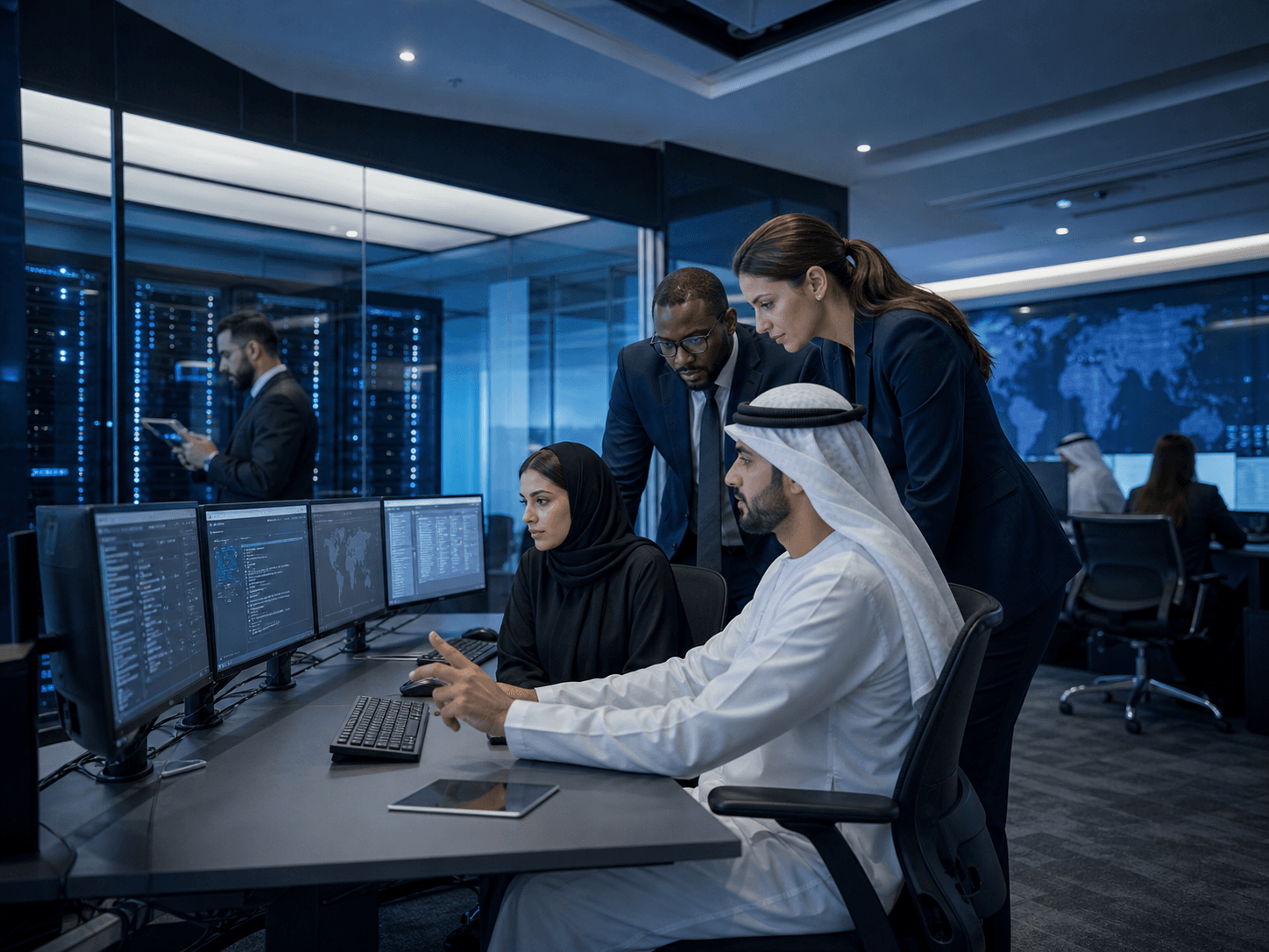Secure modern UAE public-sector technology environment